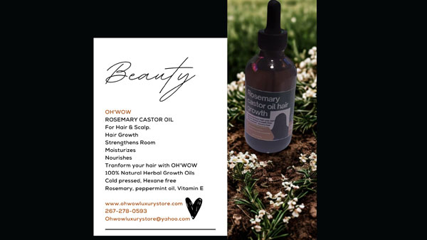 Rosemary Castor Oil For Hair & Scalp