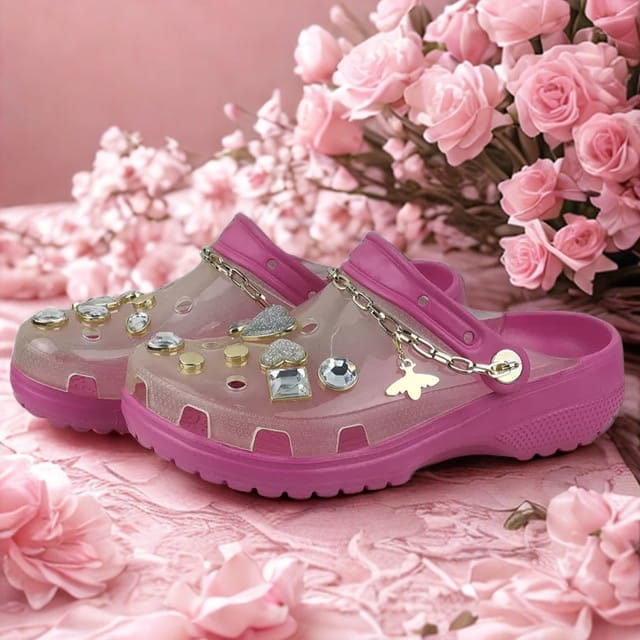 Crocs Classic Translucent Sandals                          (Blue, White, Black, Pink)